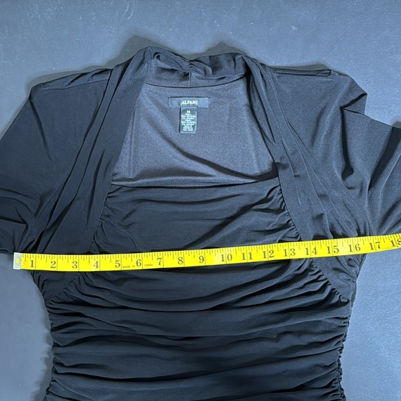 Alfani Black Stretch Midi Dress - Picture 15 of 17